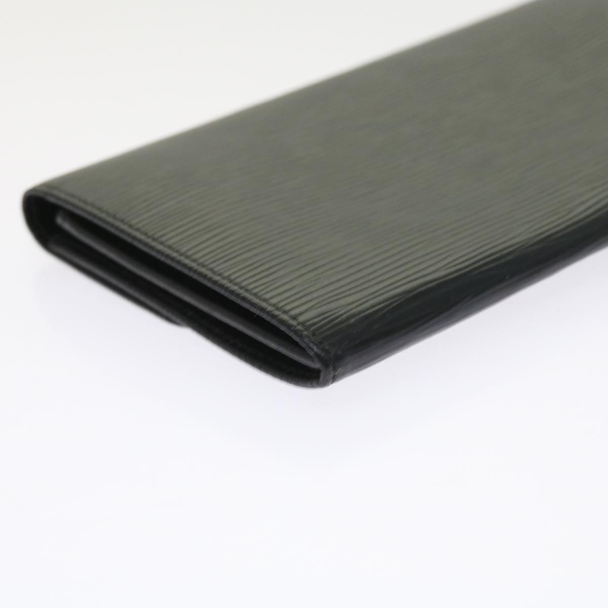 LOUIS VUITTON Epi Pochette Porte Monnaie Credit Wallet Noir M63572 LV 56120