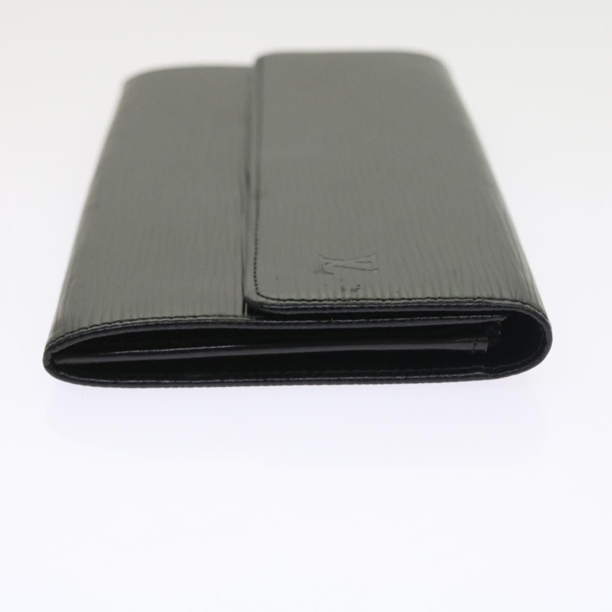 LOUIS VUITTON Epi Pochette Porte Monnaie Credit Wallet Noir M63572 LV 56120