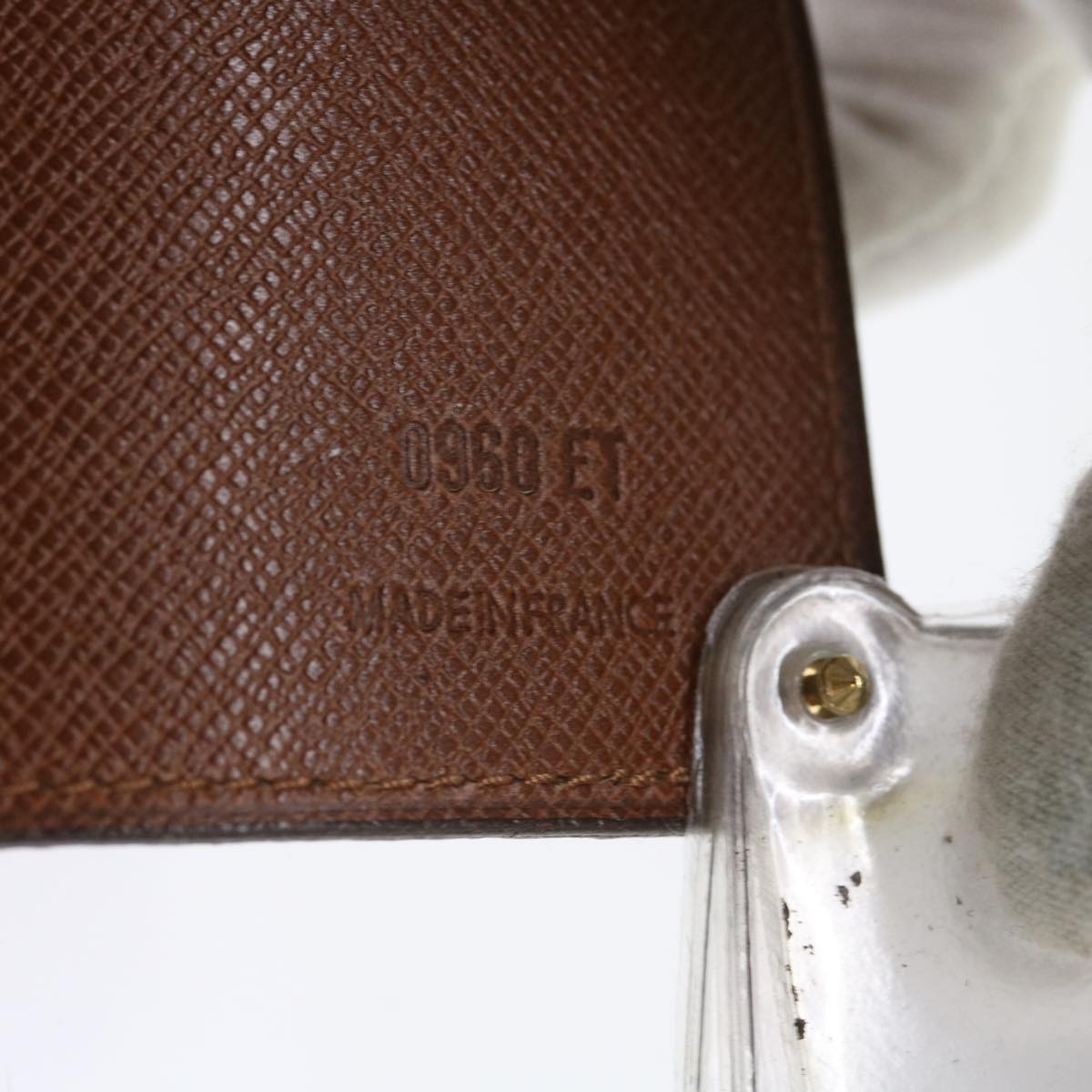 LOUIS VUITTON Monogram Porte Cartes Credit Pression Card Case M60937 56122