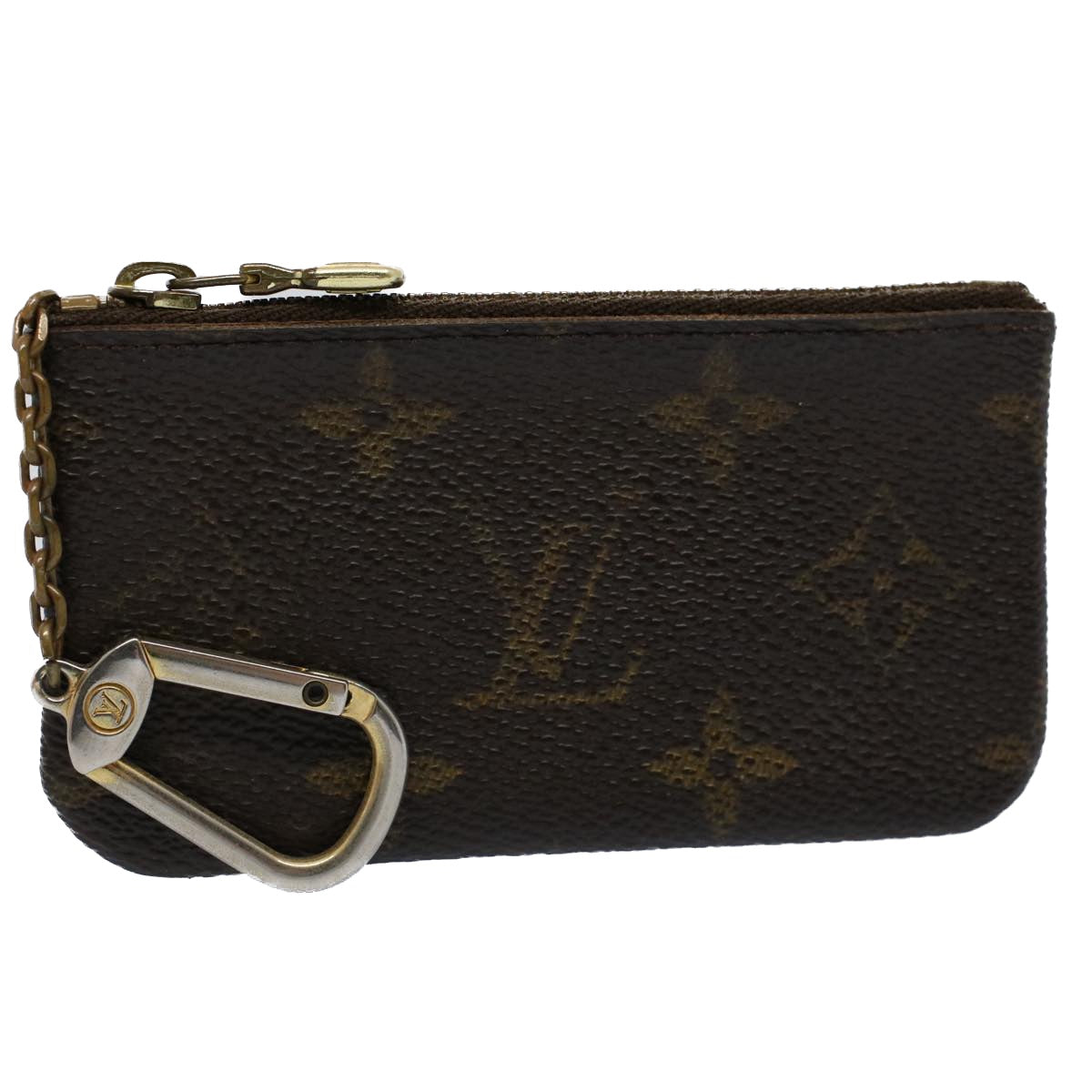 LOUIS VUITTON Monogram Pochette Cles Coin Purse M62650 LV 56123