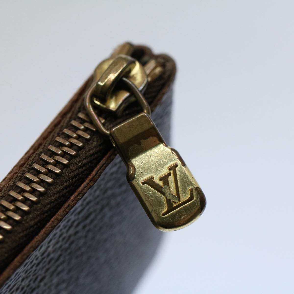 LOUIS VUITTON Monogram Pochette Cles Coin Purse M62650 LV 56123
