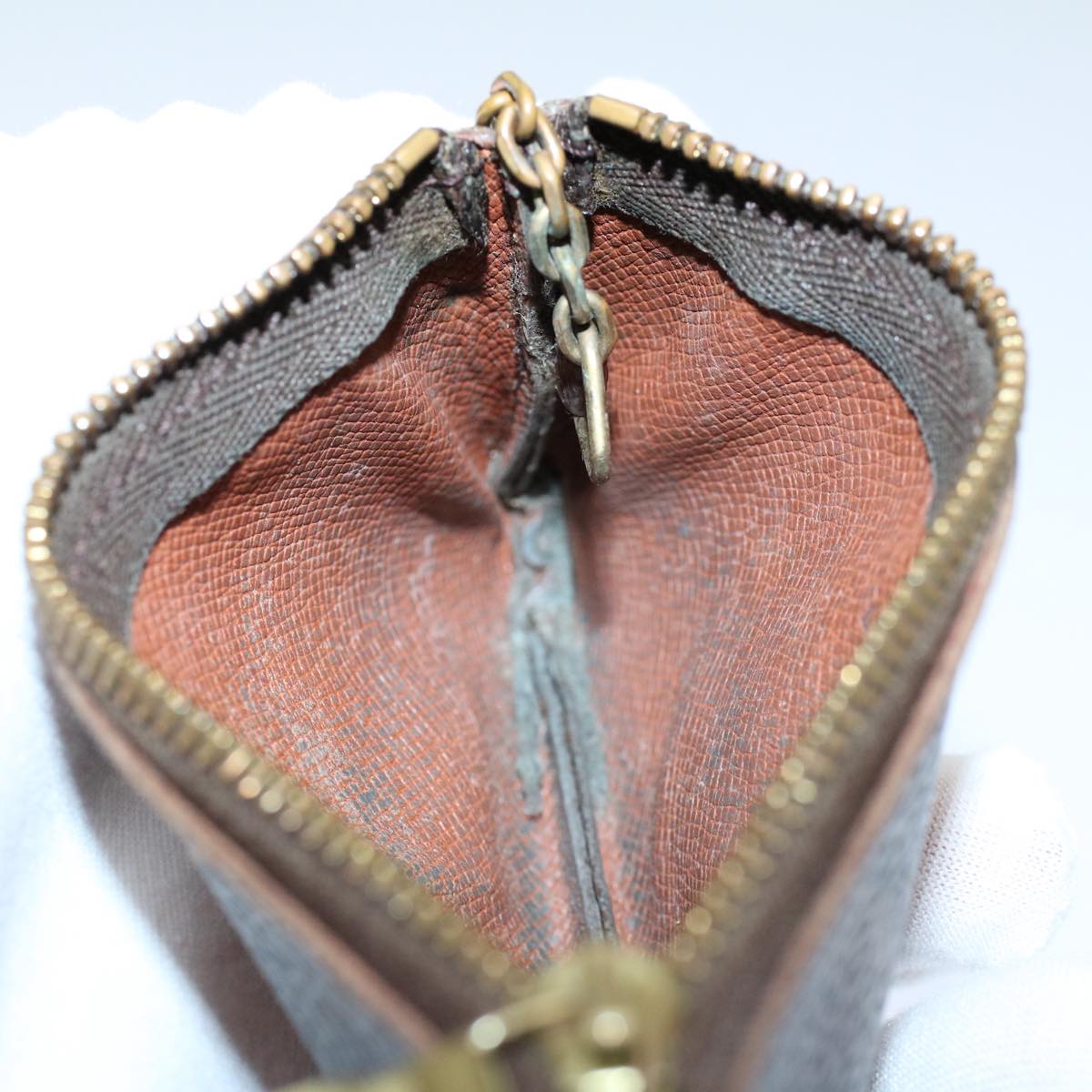 LOUIS VUITTON Monogram Pochette Cles Coin Purse M62650 LV 56123