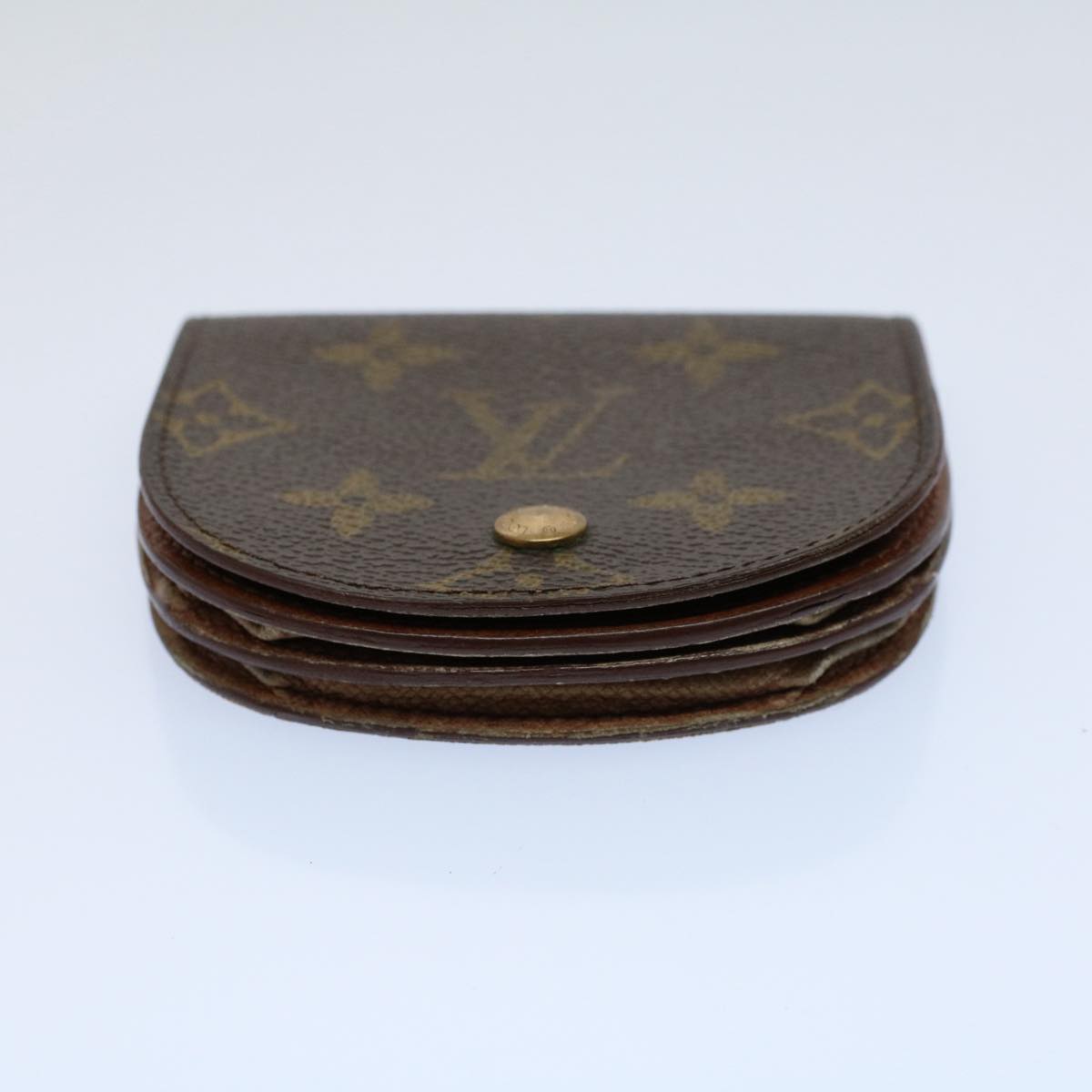 LOUIS VUITTON Monogram Porte Monnaie Guze Coin Purse M61970 LV 56124