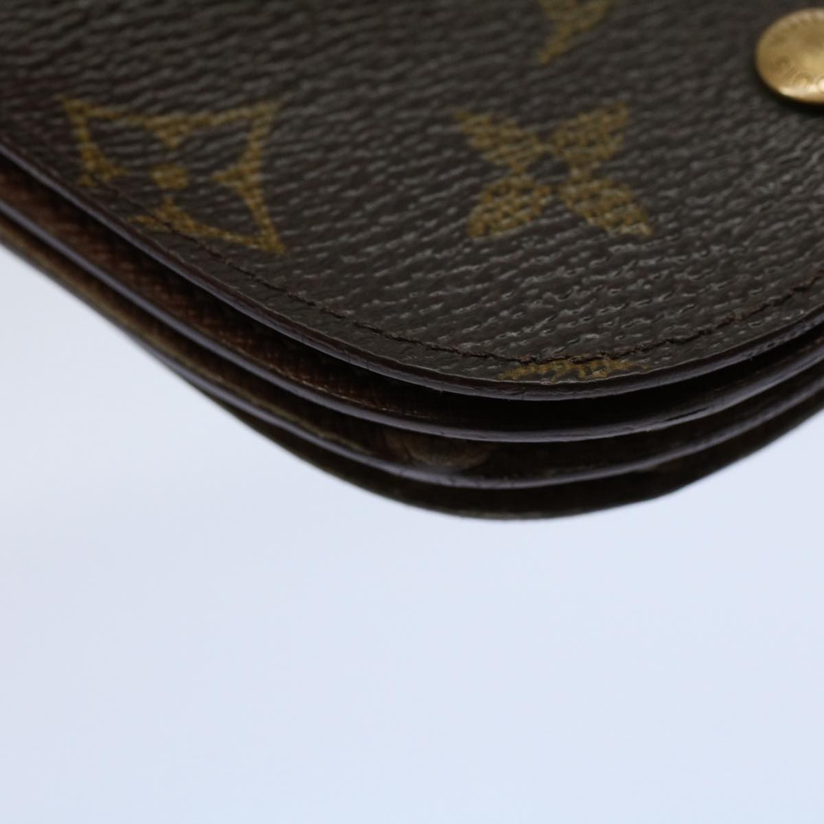 LOUIS VUITTON Monogram Porte Monnaie Guze Coin Purse M61970 LV 56124