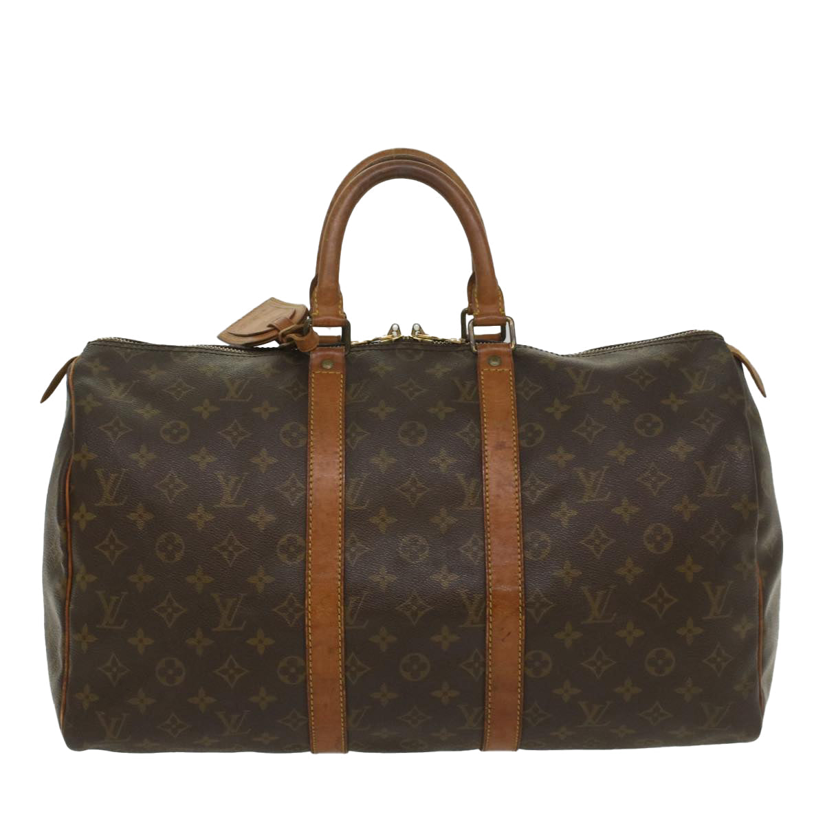 LOUIS VUITTON Monogram Keepall 45 Boston Bag M41428 LV 56134
