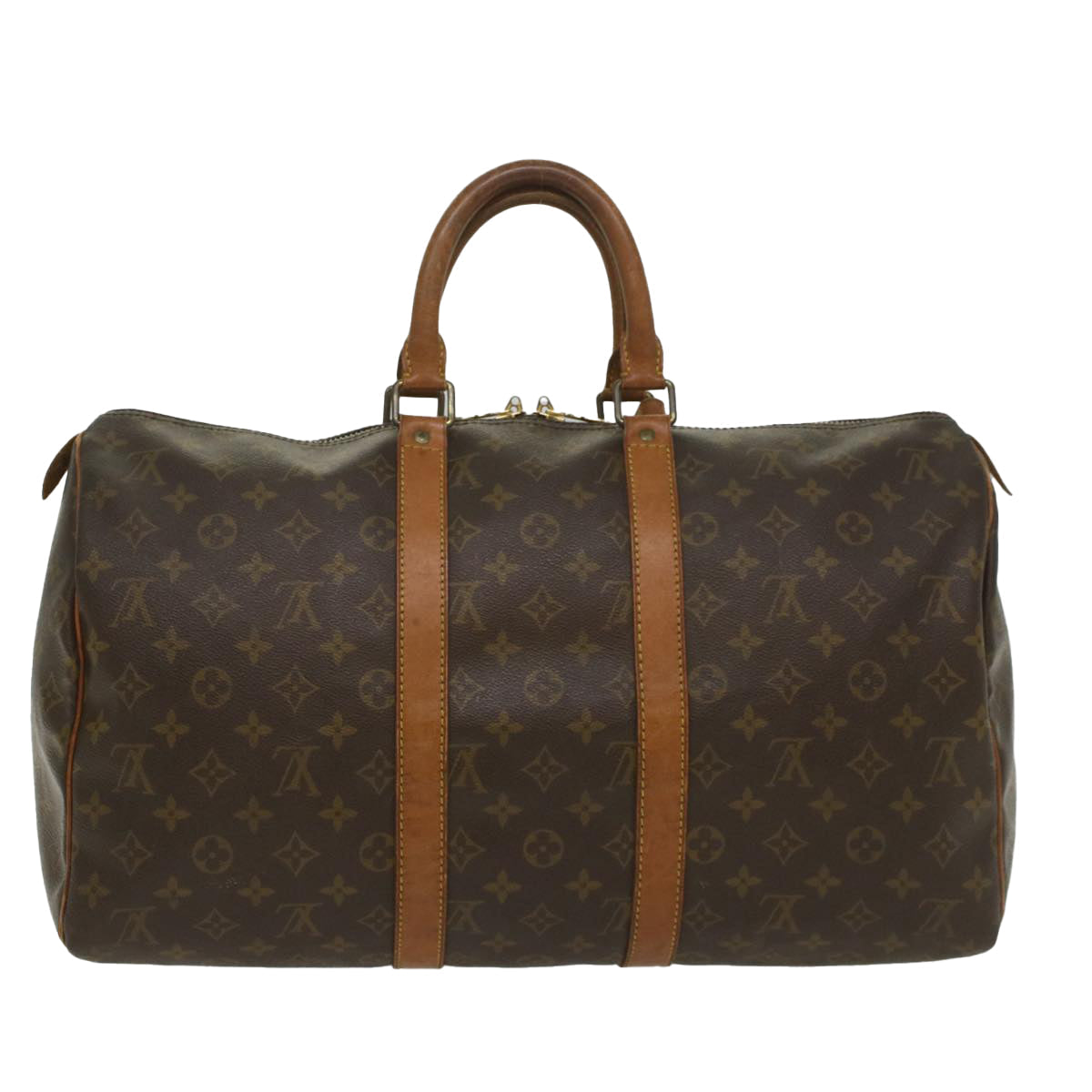 LOUIS VUITTON Monogram Keepall 45 Boston Bag M41428 LV 56134