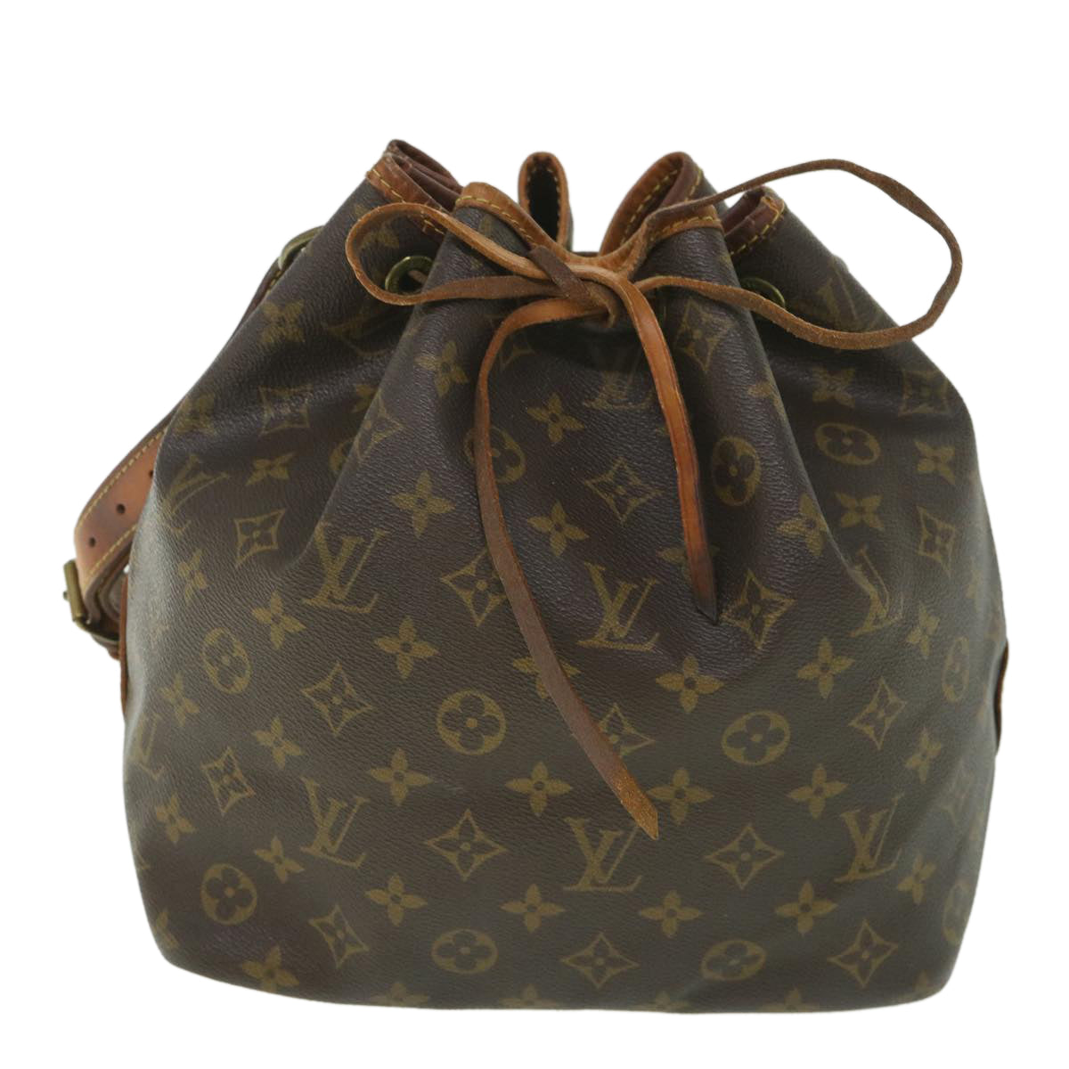 LOUIS VUITTON Monogram Petit Noe Shoulder Bag M42226 LV 56138