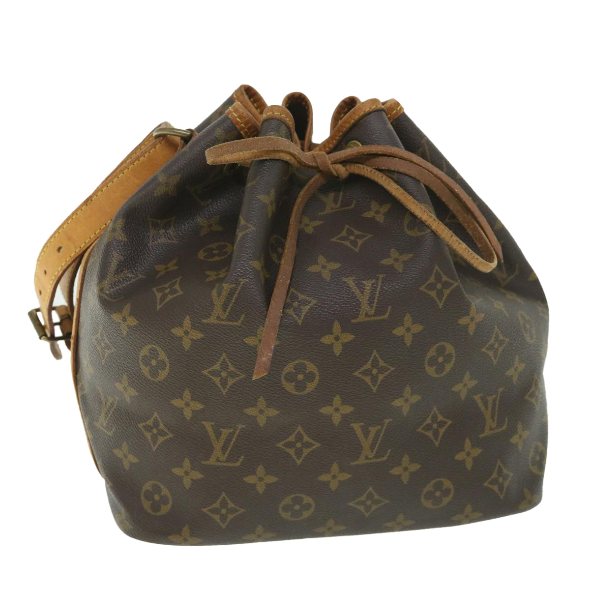 LOUIS VUITTON Monogram Petit Noe Shoulder Bag M42226 LV 56140