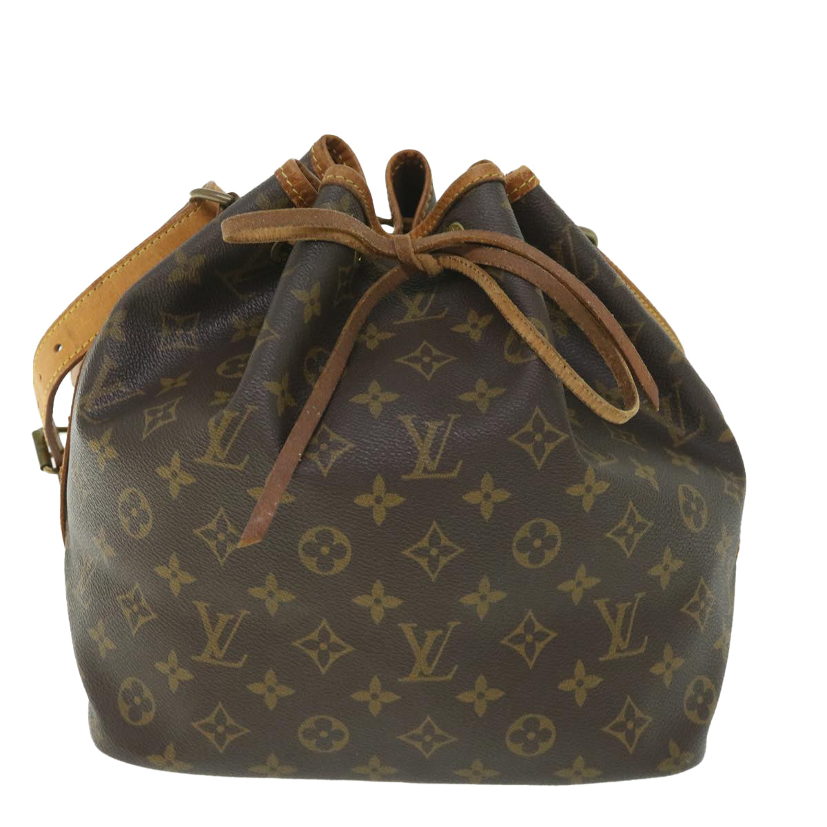 LOUIS VUITTON Monogram Petit Noe Shoulder Bag M42226 LV 56140