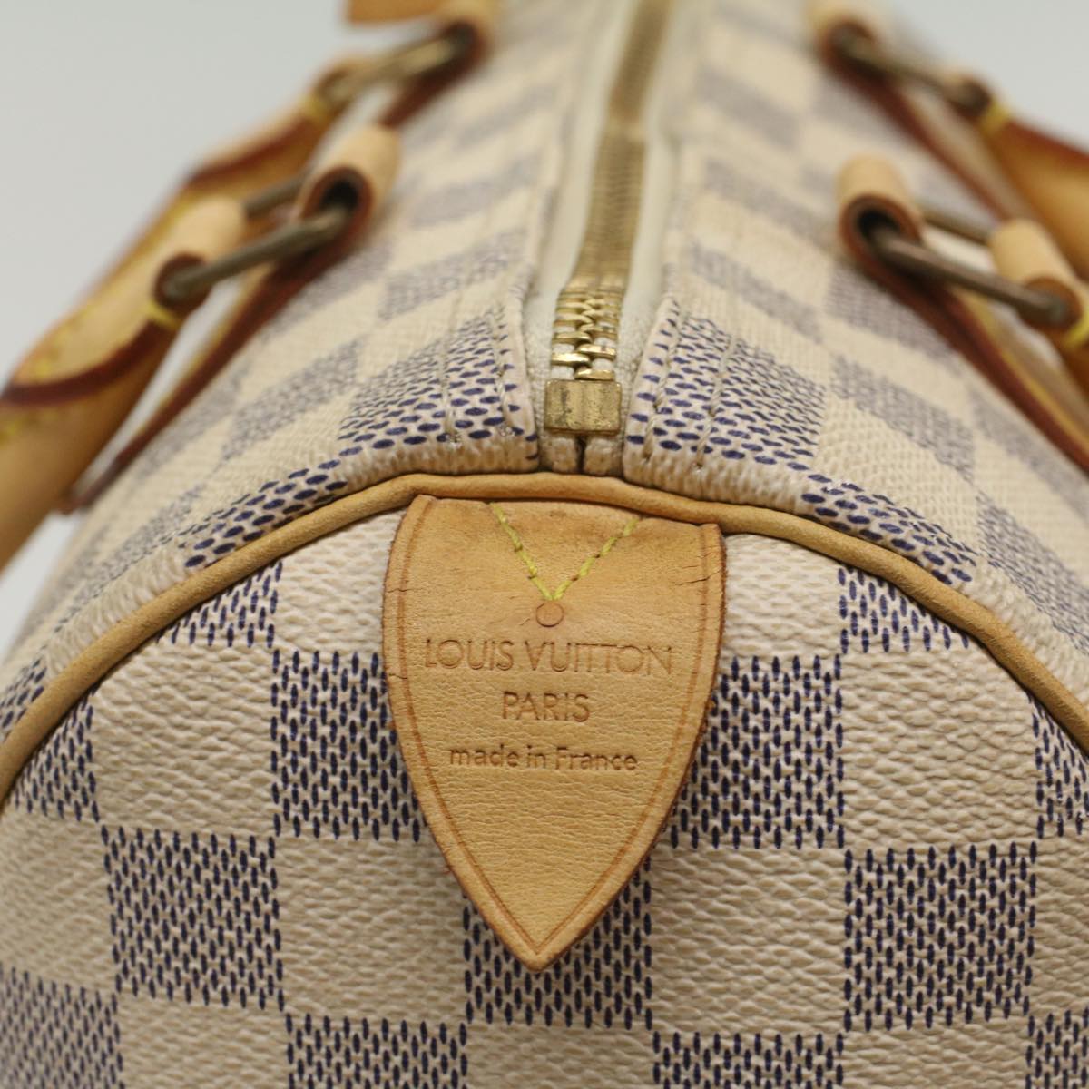 LOUIS VUITTON Damier Azur Speedy 25 Hand Bag N41534 LV 56143