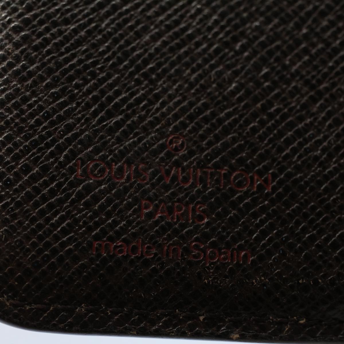 LOUIS VUITTON Damier Ebene Compact Zip Wallet N61668 LV 56148