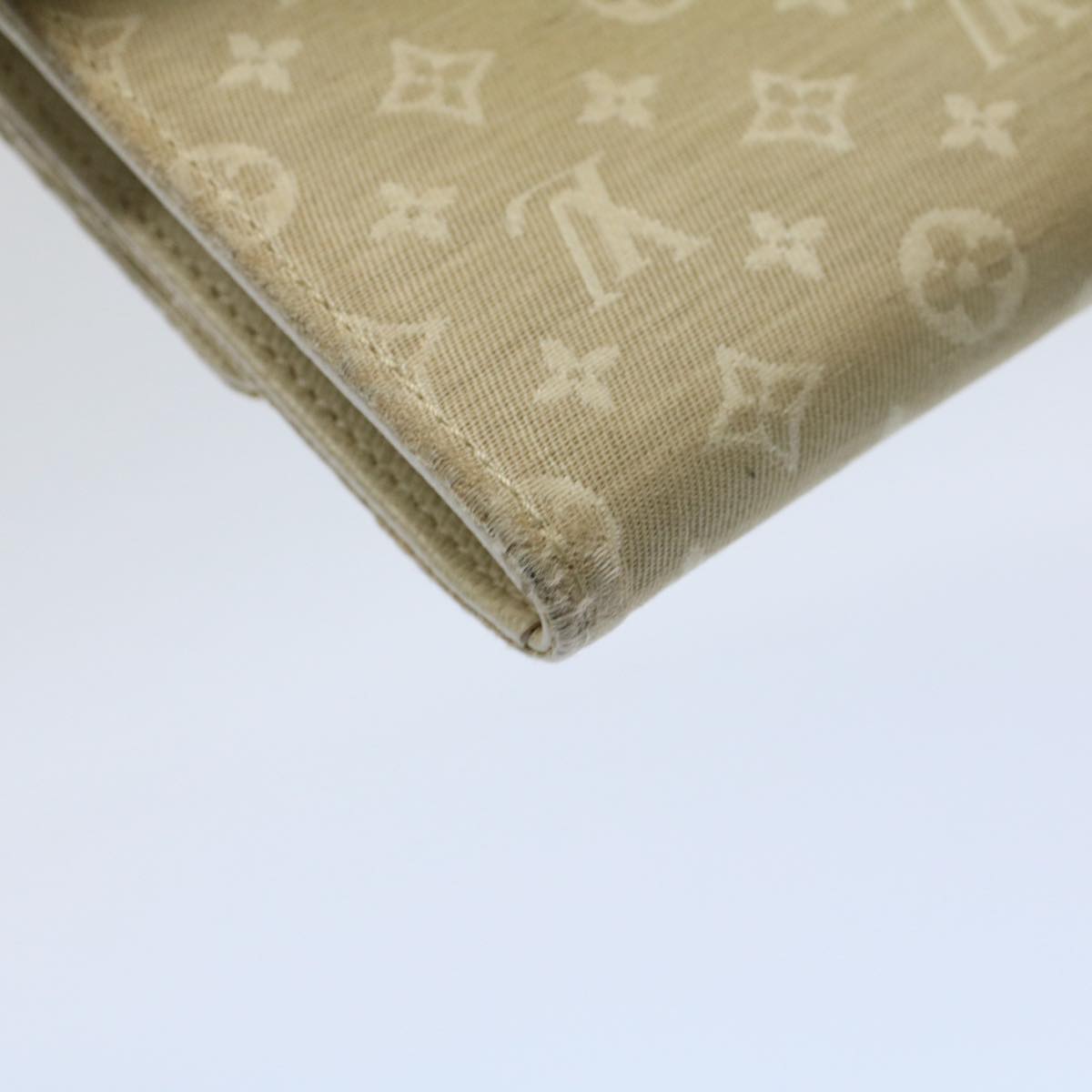 LOUIS VUITTON Mini Lin Portefeiulle Sarah Long Wallet Dunne M95311 LV 56151
