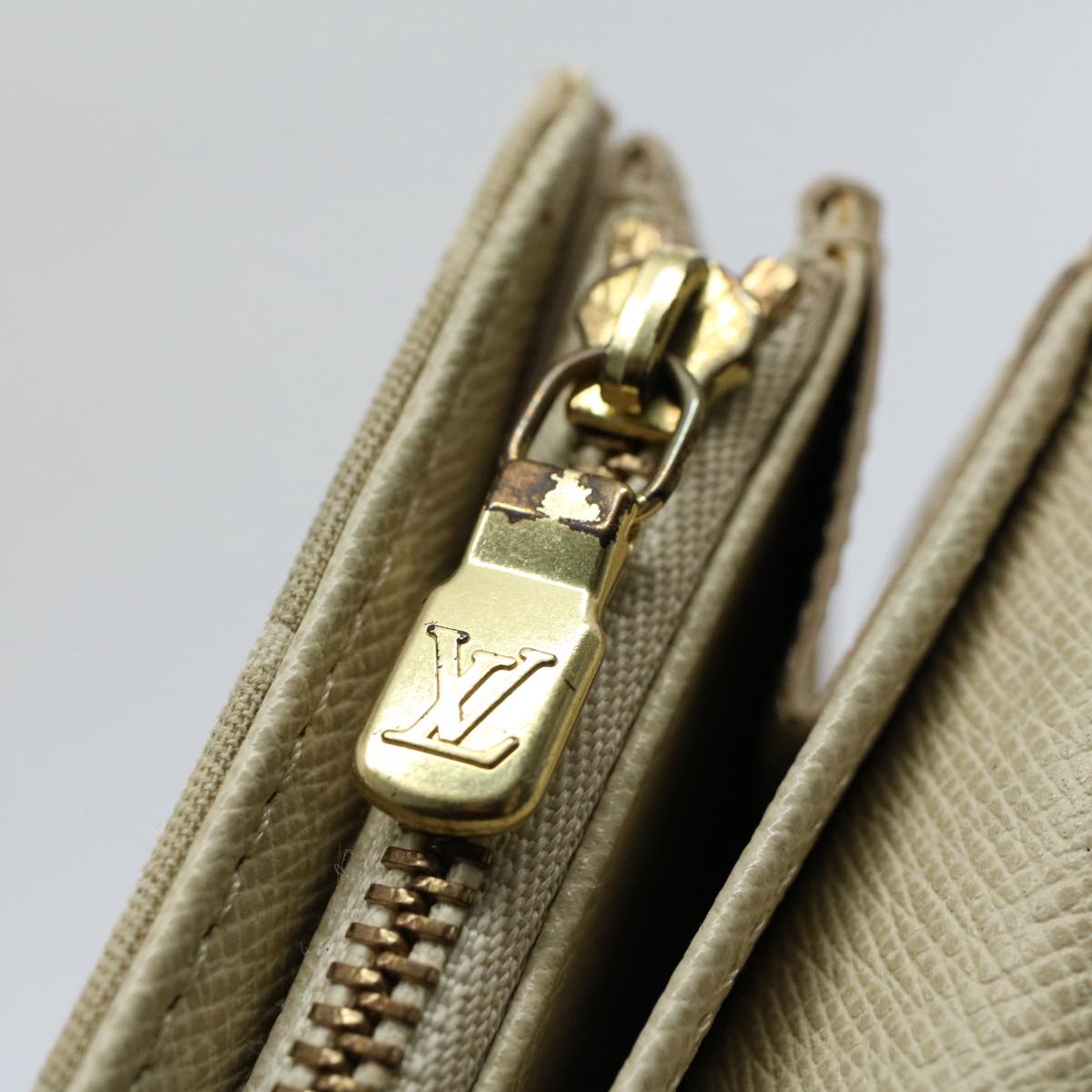 LOUIS VUITTON Mini Lin Portefeiulle Sarah Long Wallet Dunne M95311 LV 56151