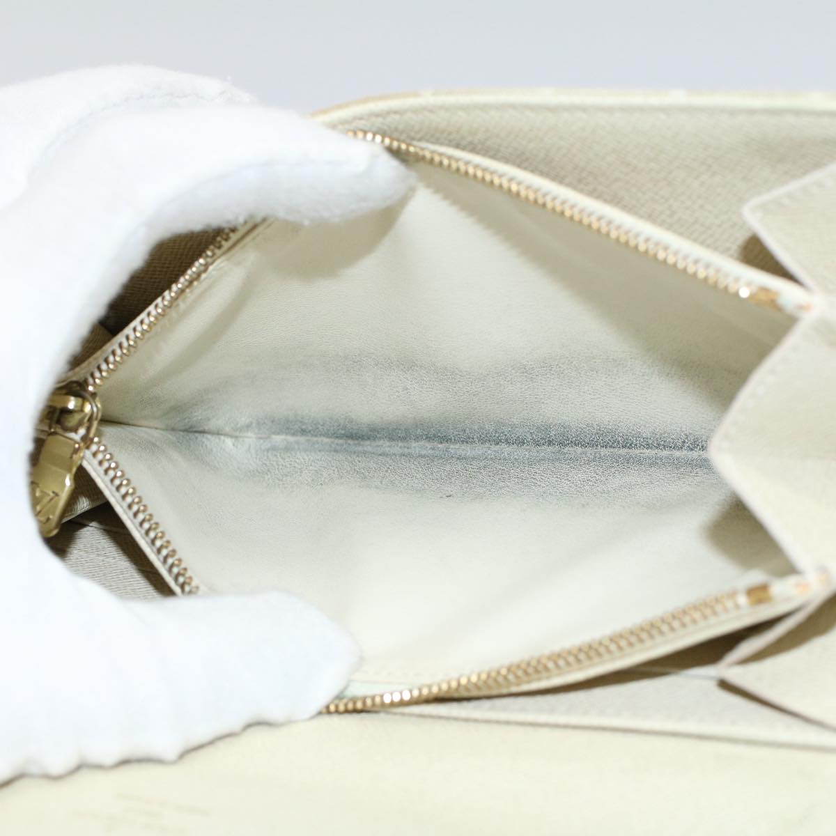 LOUIS VUITTON Mini Lin Portefeiulle Sarah Long Wallet Dunne M95311 LV 56151