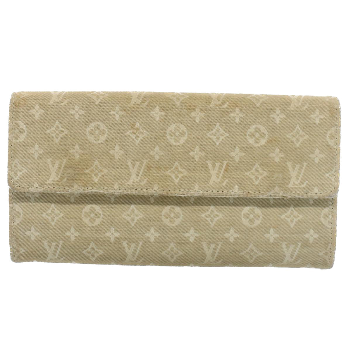 LOUIS VUITTON Mini Lin Portefeiulle Sarah Long Wallet Dunne M95311 LV 56151