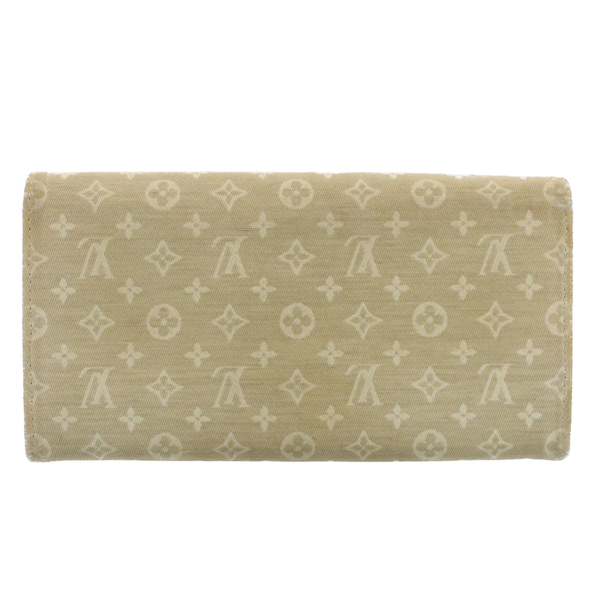 LOUIS VUITTON Mini Lin Portefeiulle Sarah Long Wallet Dunne M95311 LV 56151