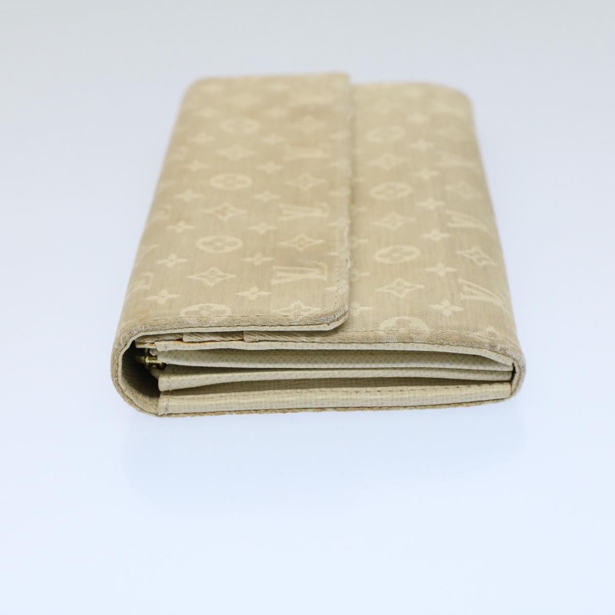 LOUIS VUITTON Mini Lin Portefeiulle Sarah Long Wallet Dunne M95311 LV 56151