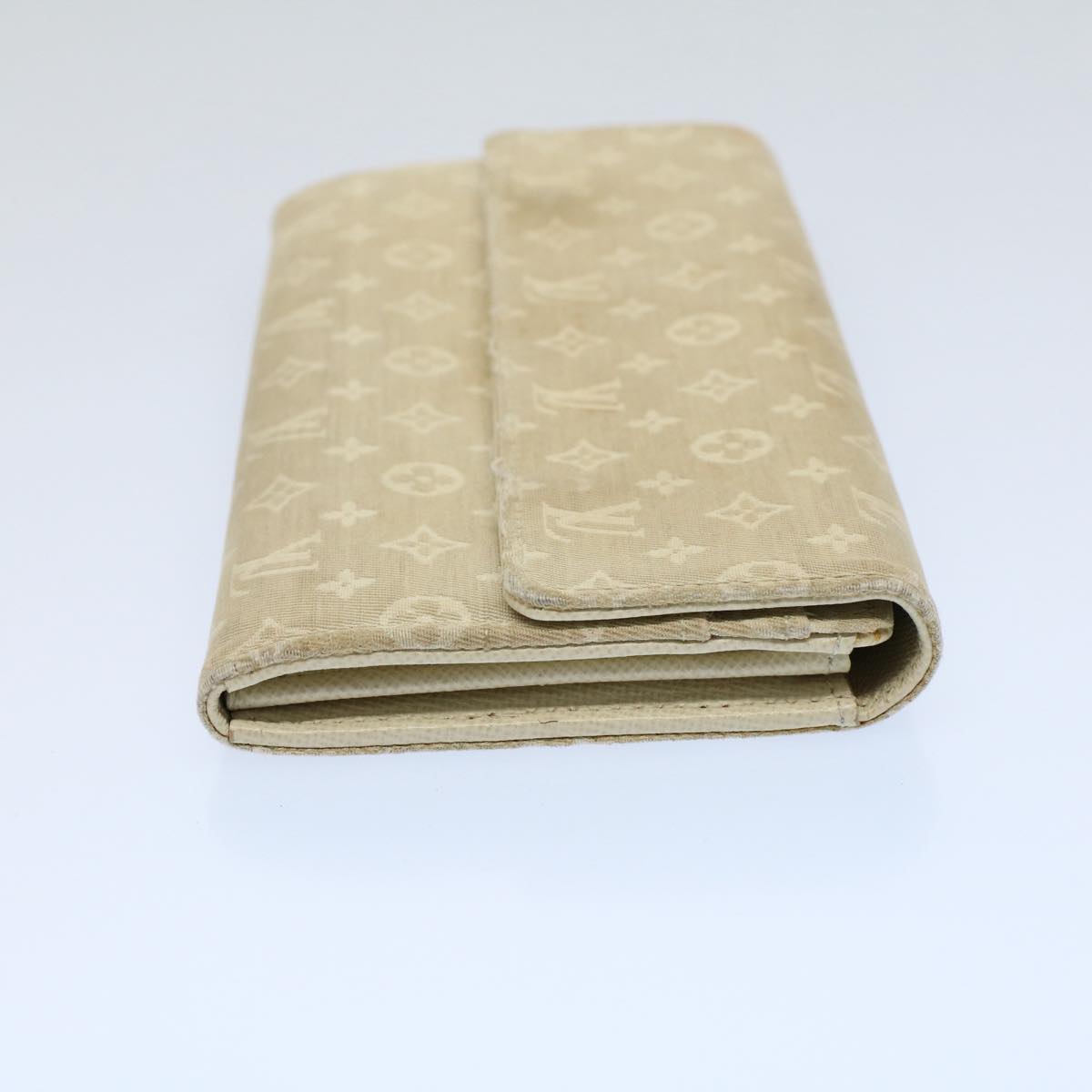 LOUIS VUITTON Mini Lin Portefeiulle Sarah Long Wallet Dunne M95311 LV 56151