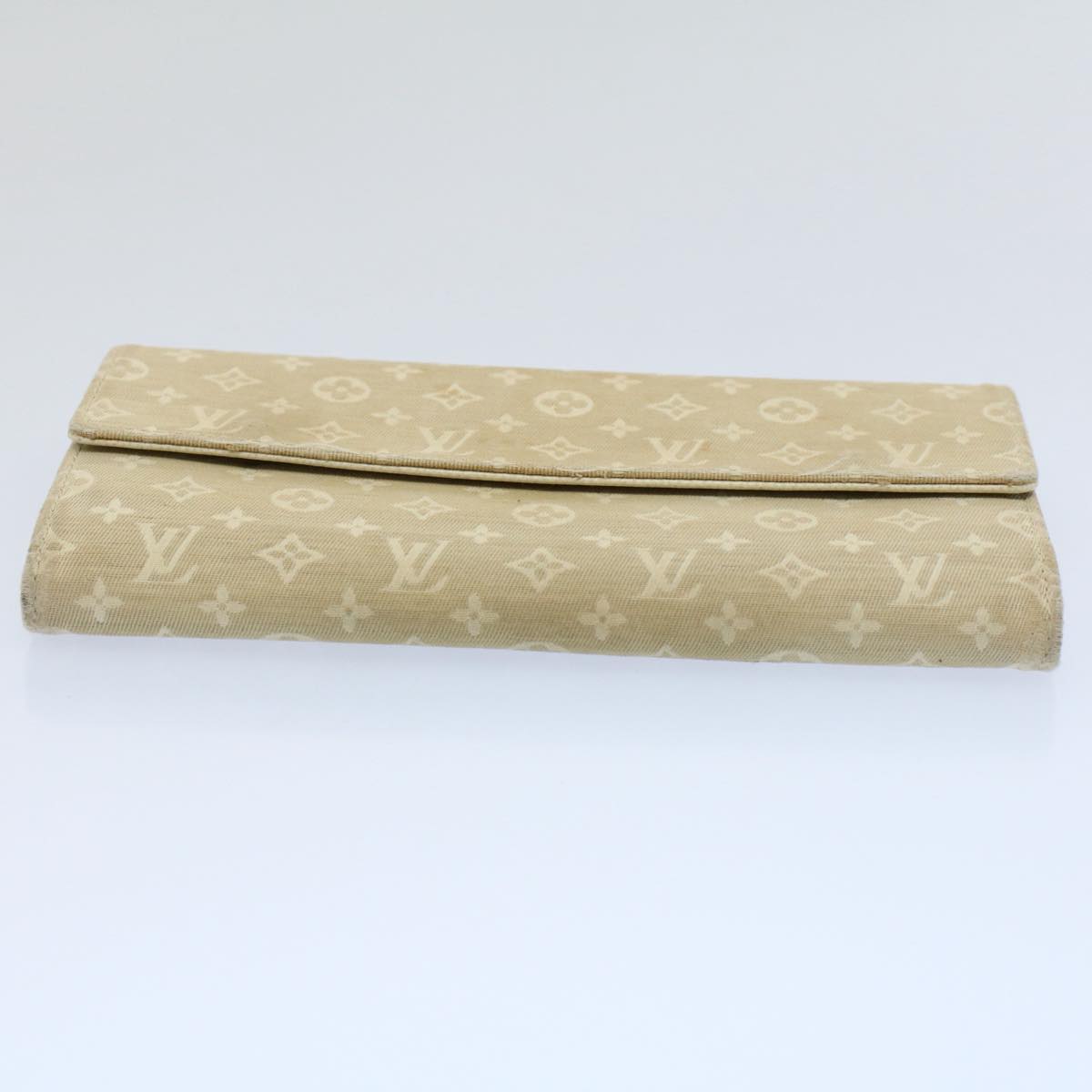 LOUIS VUITTON Mini Lin Portefeiulle Sarah Long Wallet Dunne M95311 LV 56151