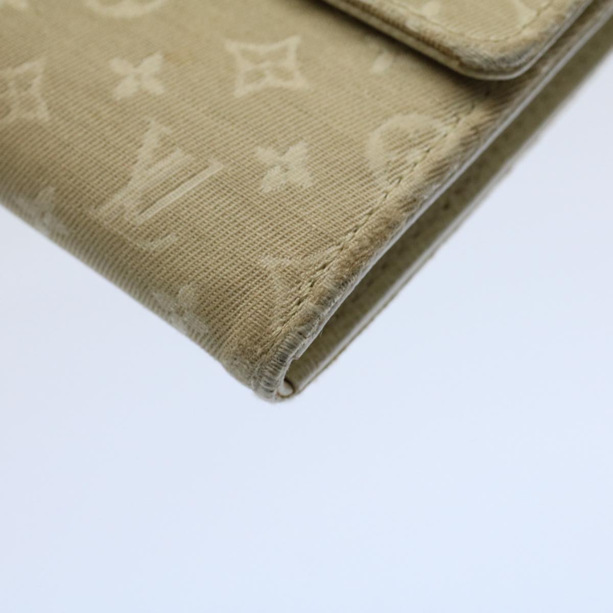 LOUIS VUITTON Mini Lin Portefeiulle Sarah Long Wallet Dunne M95311 LV 56151