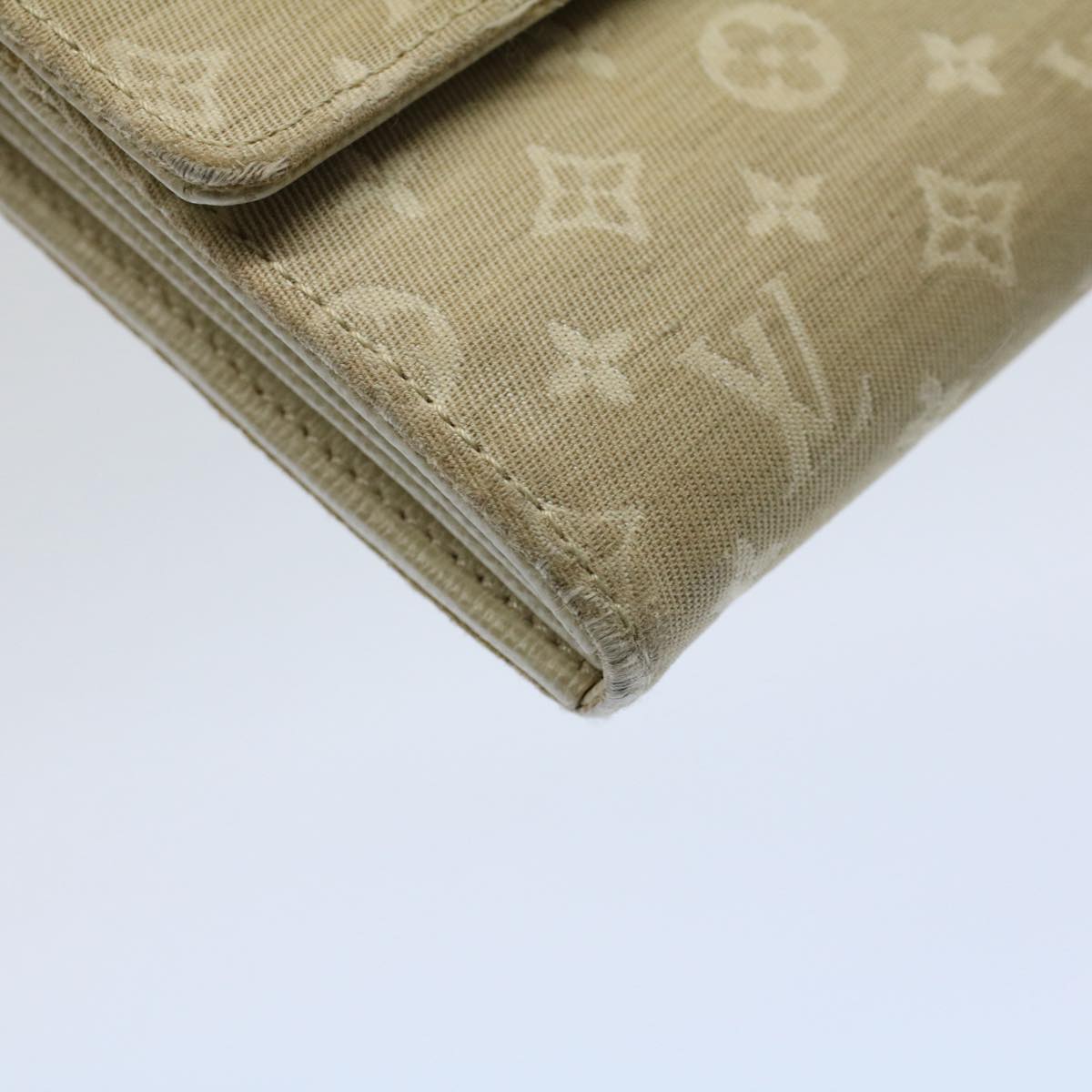 LOUIS VUITTON Mini Lin Portefeiulle Sarah Long Wallet Dunne M95311 LV 56151