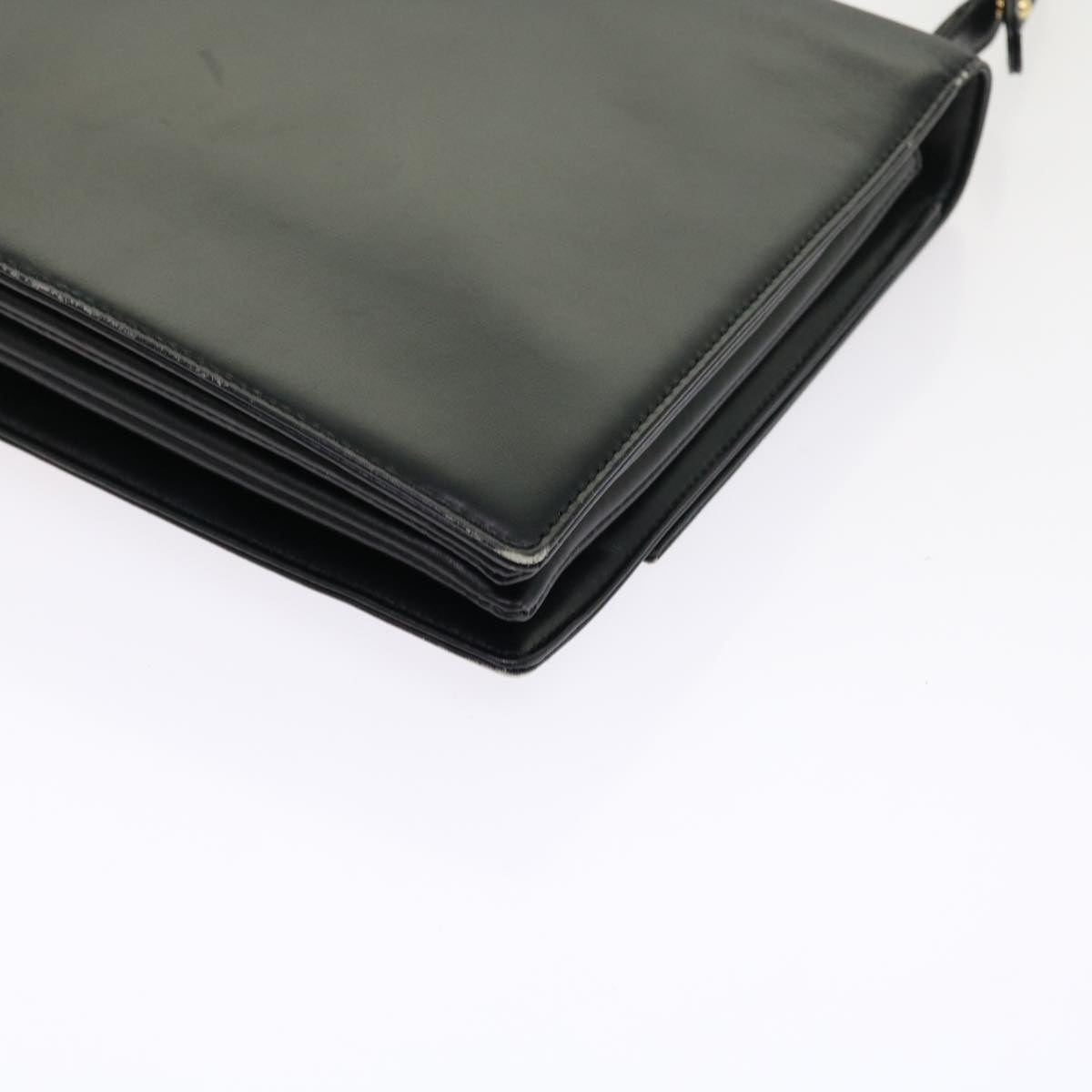 LOUIS VUITTON Opera Line Delph Shoulder Bag Leather Black M63932 LV 56152