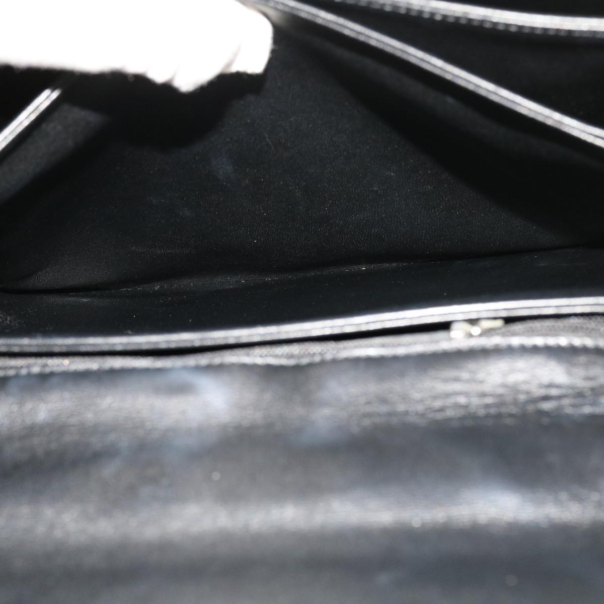 LOUIS VUITTON Opera Line Delph Shoulder Bag Leather Black M63932 LV 56152