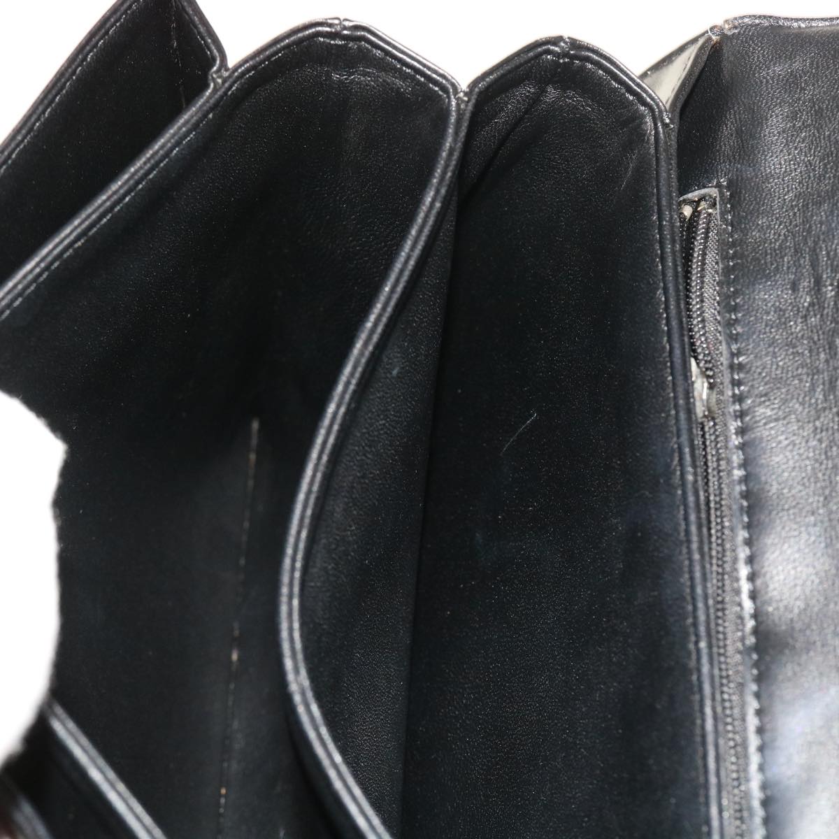 LOUIS VUITTON Opera Line Delph Shoulder Bag Leather Black M63932 LV 56152