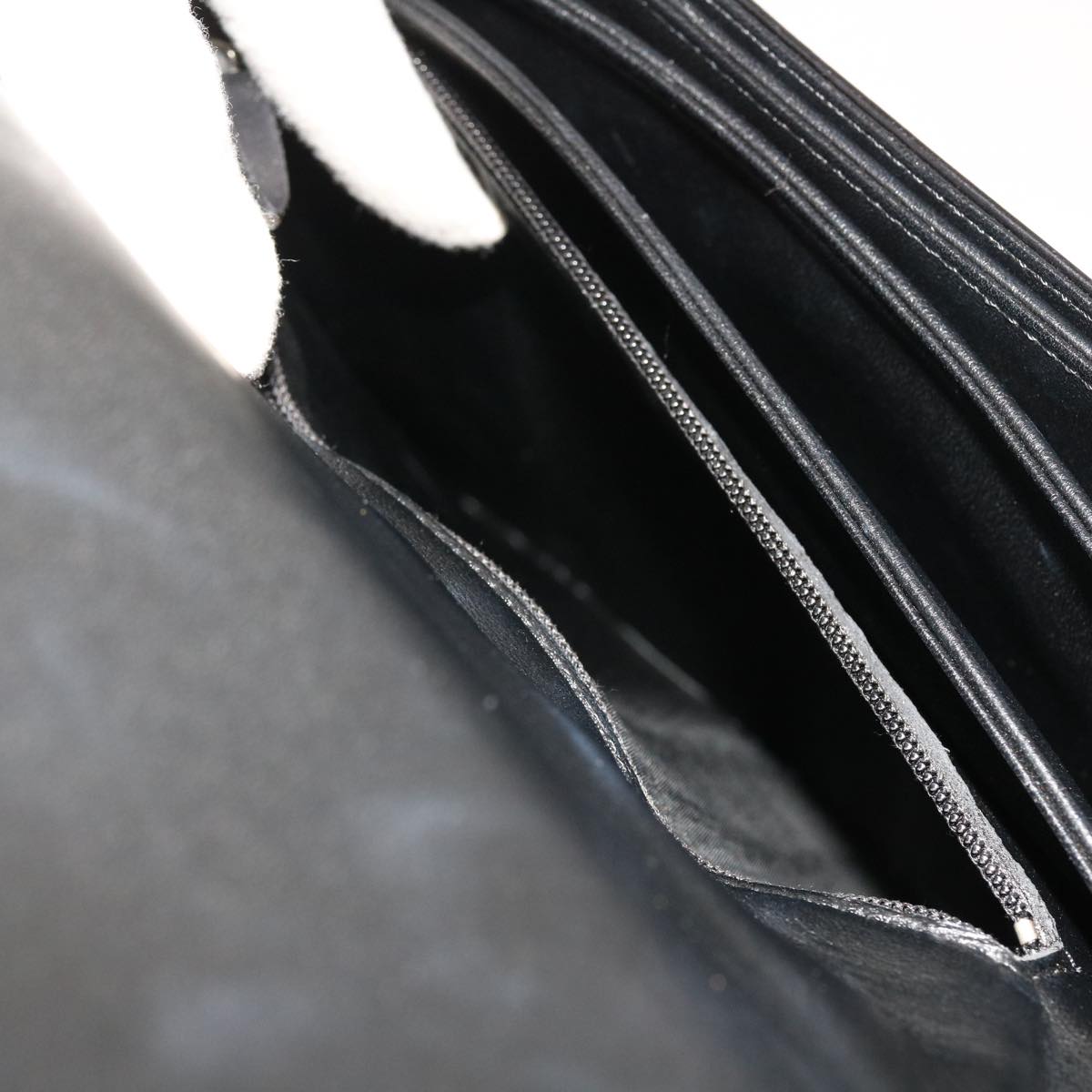 LOUIS VUITTON Opera Line Delph Shoulder Bag Leather Black M63932 LV 56152