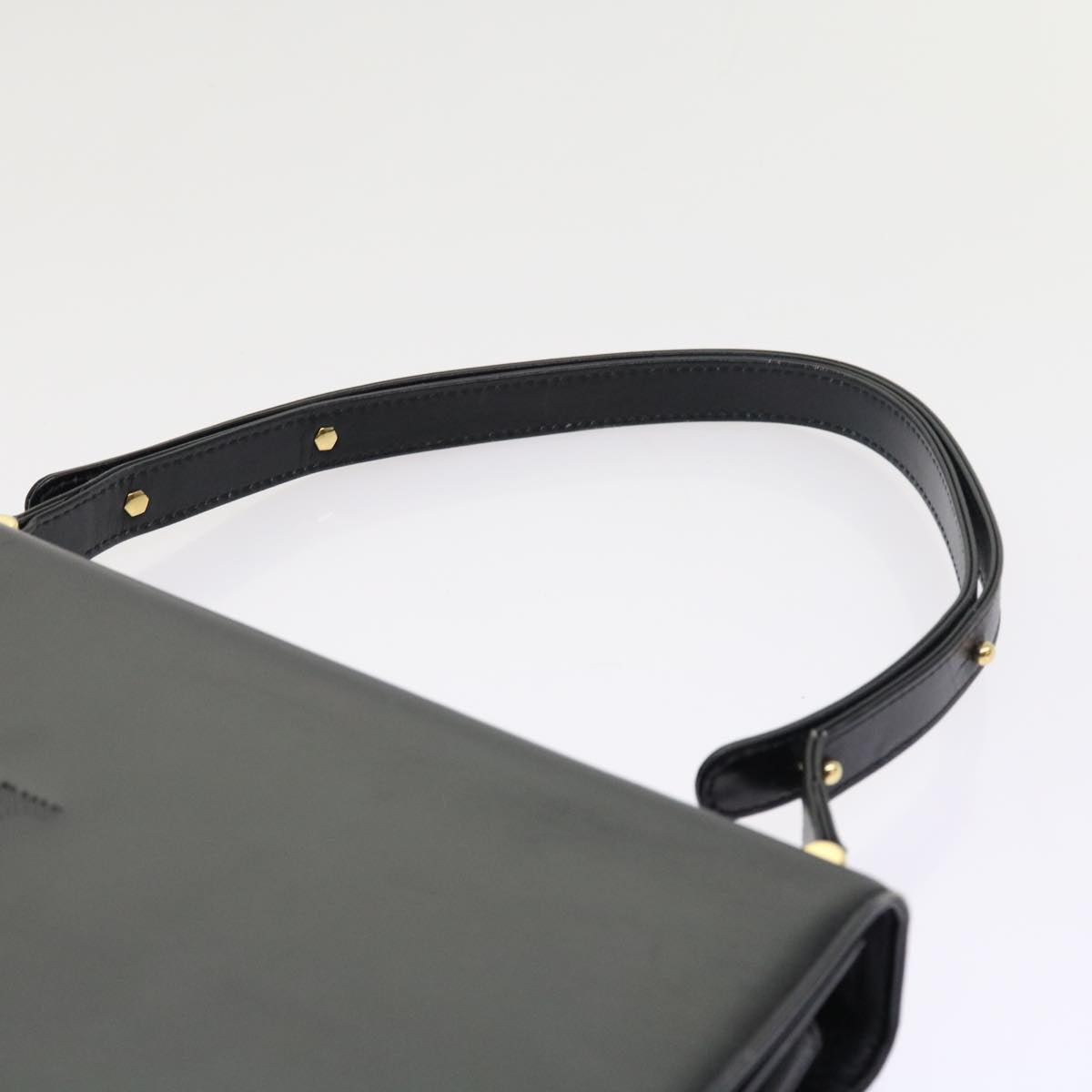 LOUIS VUITTON Opera Line Delph Shoulder Bag Leather Black M63932 LV 56152