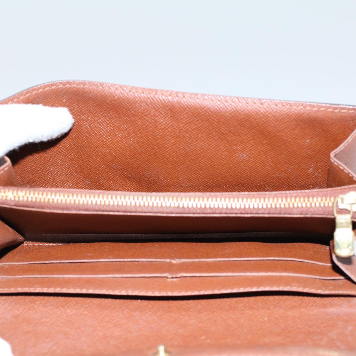 LOUIS VUITTON Monogram Portefeuille Sarah Long Wallet M60531 LV 56153
