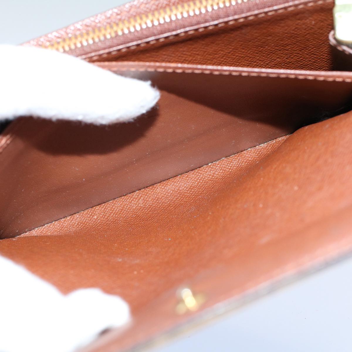 LOUIS VUITTON Monogram Portefeuille Sarah Long Wallet M60531 LV 56153