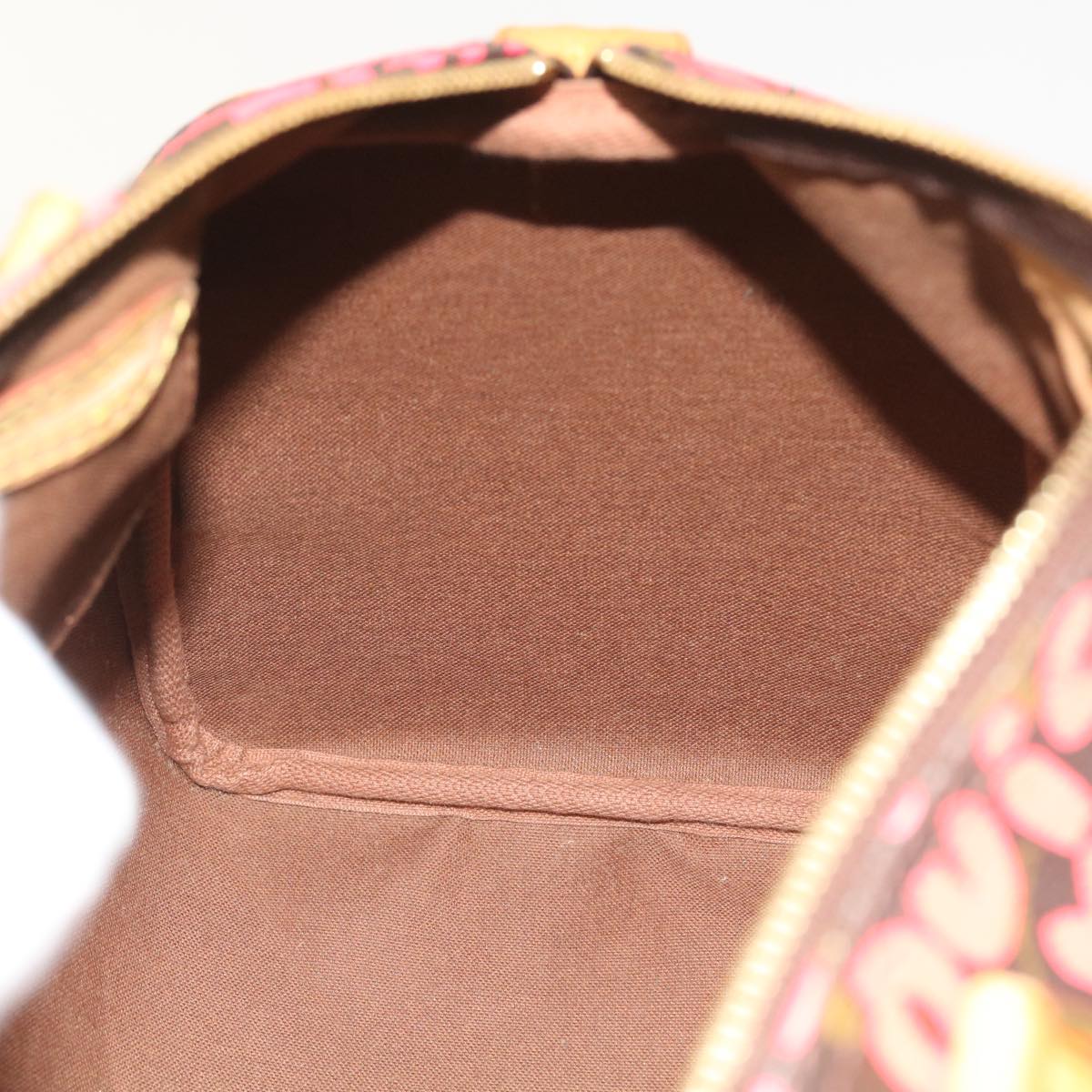LOUIS VUITTON Monogram Graffiti Speedy 30 Hand Bag Pink M93704 LV 56156A