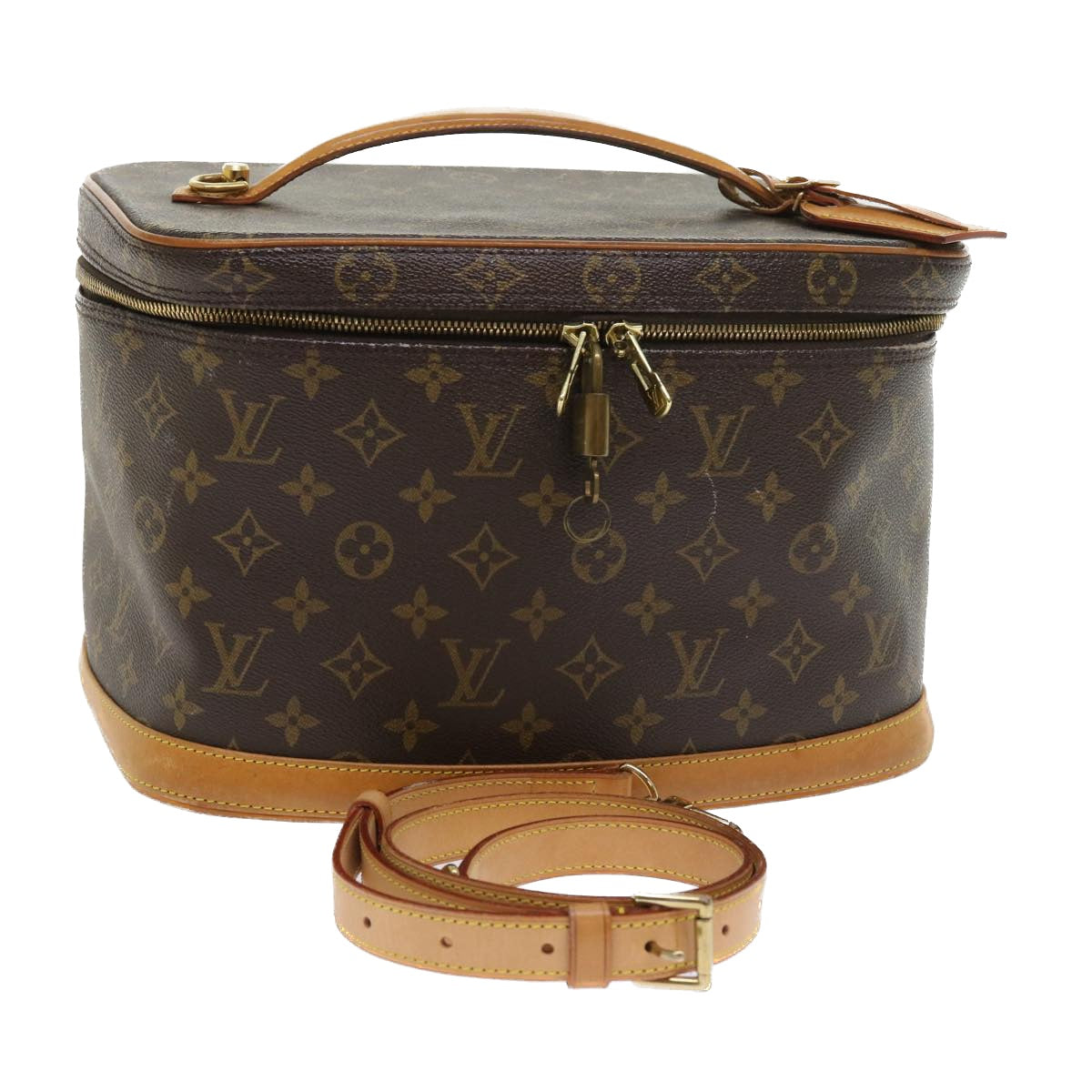 LOUIS VUITTON Monogram Nice Hand Bag 2way M47280 LV 56158