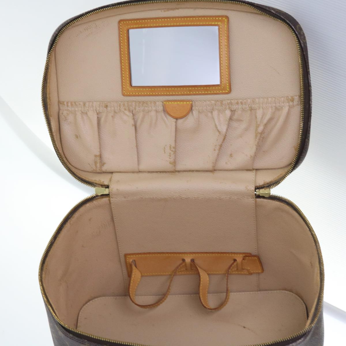 LOUIS VUITTON Monogram Nice Hand Bag 2way M47280 LV 56158