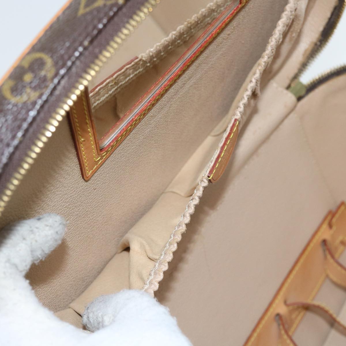 LOUIS VUITTON Monogram Nice Hand Bag 2way M47280 LV 56158
