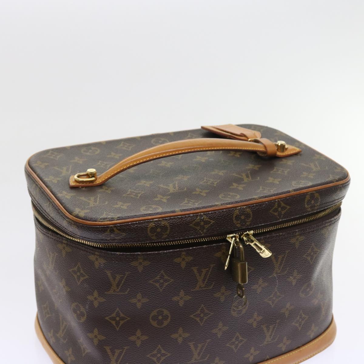 LOUIS VUITTON Monogram Nice Hand Bag 2way M47280 LV 56158