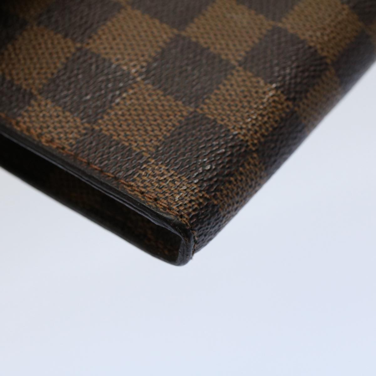 LOUIS VUITTON Damier Ebene Marais Pouch LV 56166