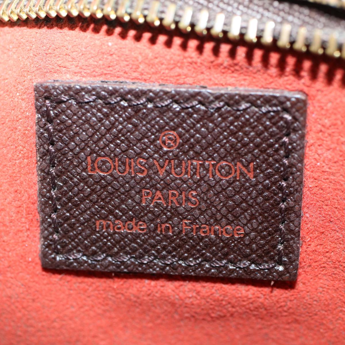 LOUIS VUITTON Damier Ebene Marais Pouch LV 56166