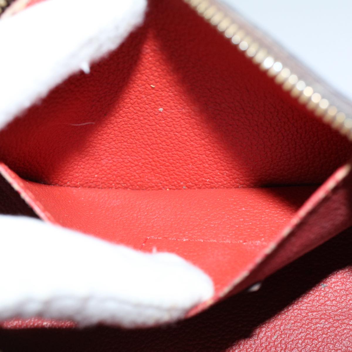 LOUIS VUITTON Damier Ebene Pochette Cosmetic PM Pouch N47516 LV 56169
