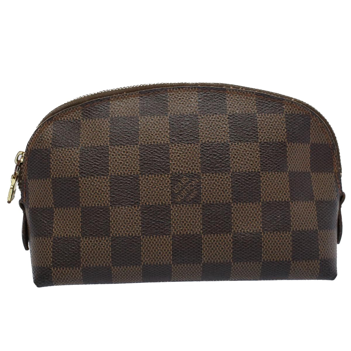 LOUIS VUITTON Damier Ebene Pochette Cosmetic PM Pouch N47516 LV 56169