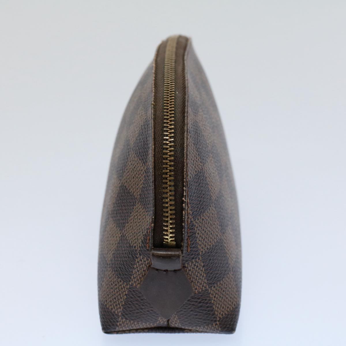 LOUIS VUITTON Damier Ebene Pochette Cosmetic PM Pouch N47516 LV 56169