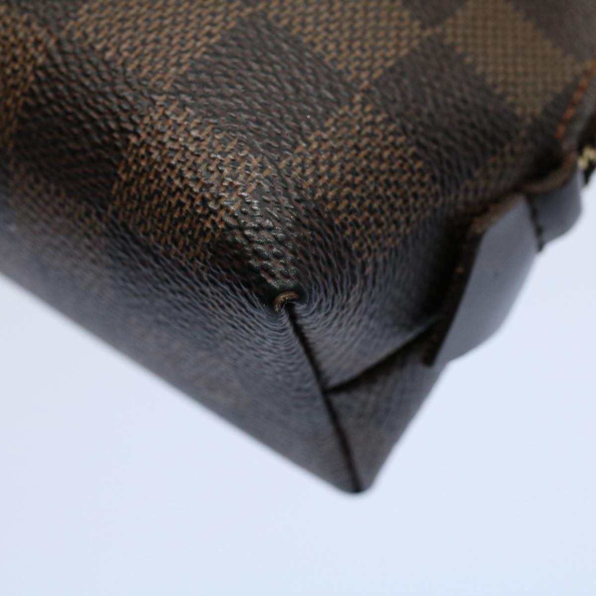 LOUIS VUITTON Damier Ebene Pochette Cosmetic PM Pouch N47516 LV 56169