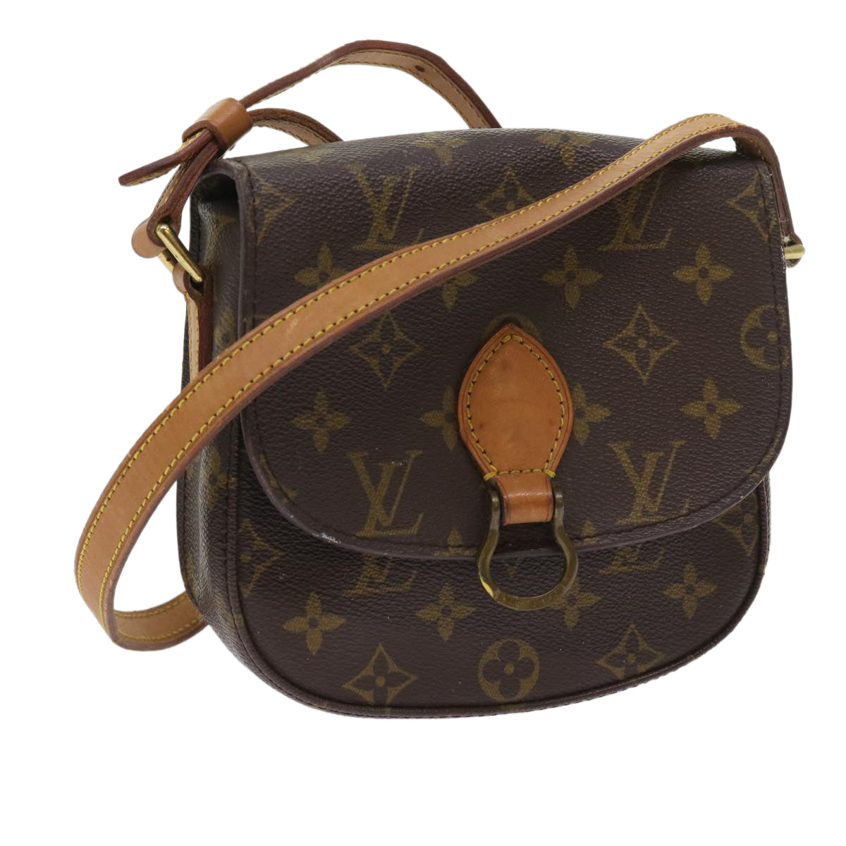 LOUIS VUITTON Monogram Saint Cloud PM Shoulder Bag M51244 LV 56179