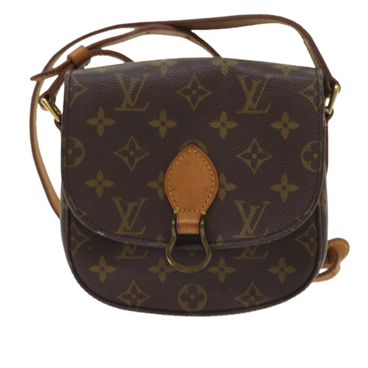 LOUIS VUITTON Monogram Saint Cloud PM Shoulder Bag M51244 LV 56179