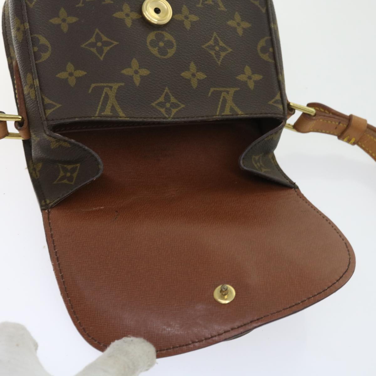 LOUIS VUITTON Monogram Saint Cloud PM Shoulder Bag M51244 LV 56179