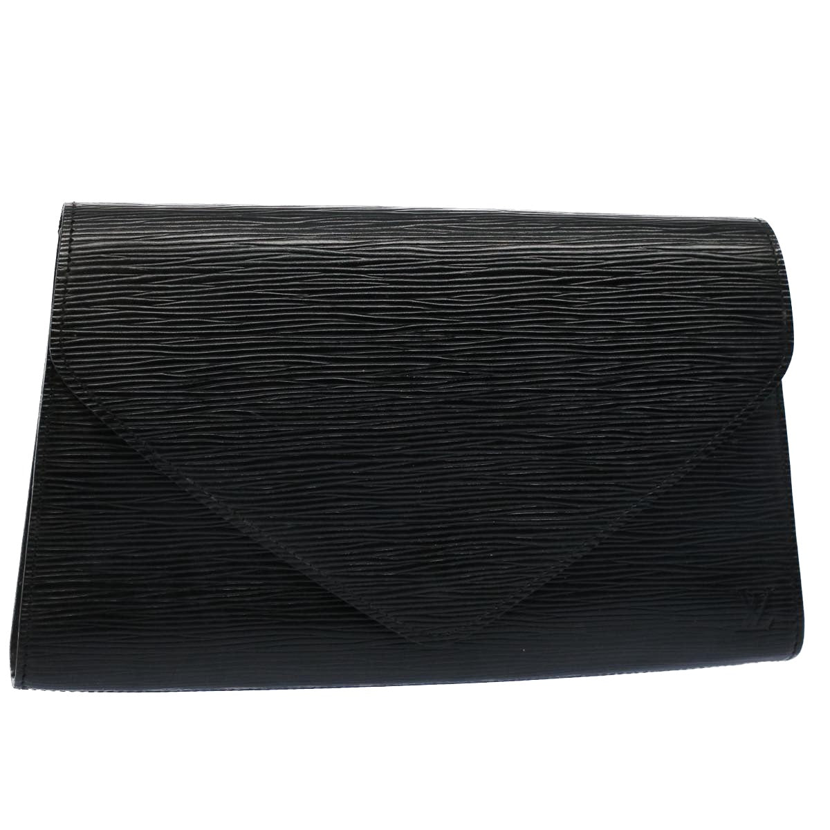 LOUIS VUITTON Epi Art Deco Clutch Bag Black M52632 LV 56187