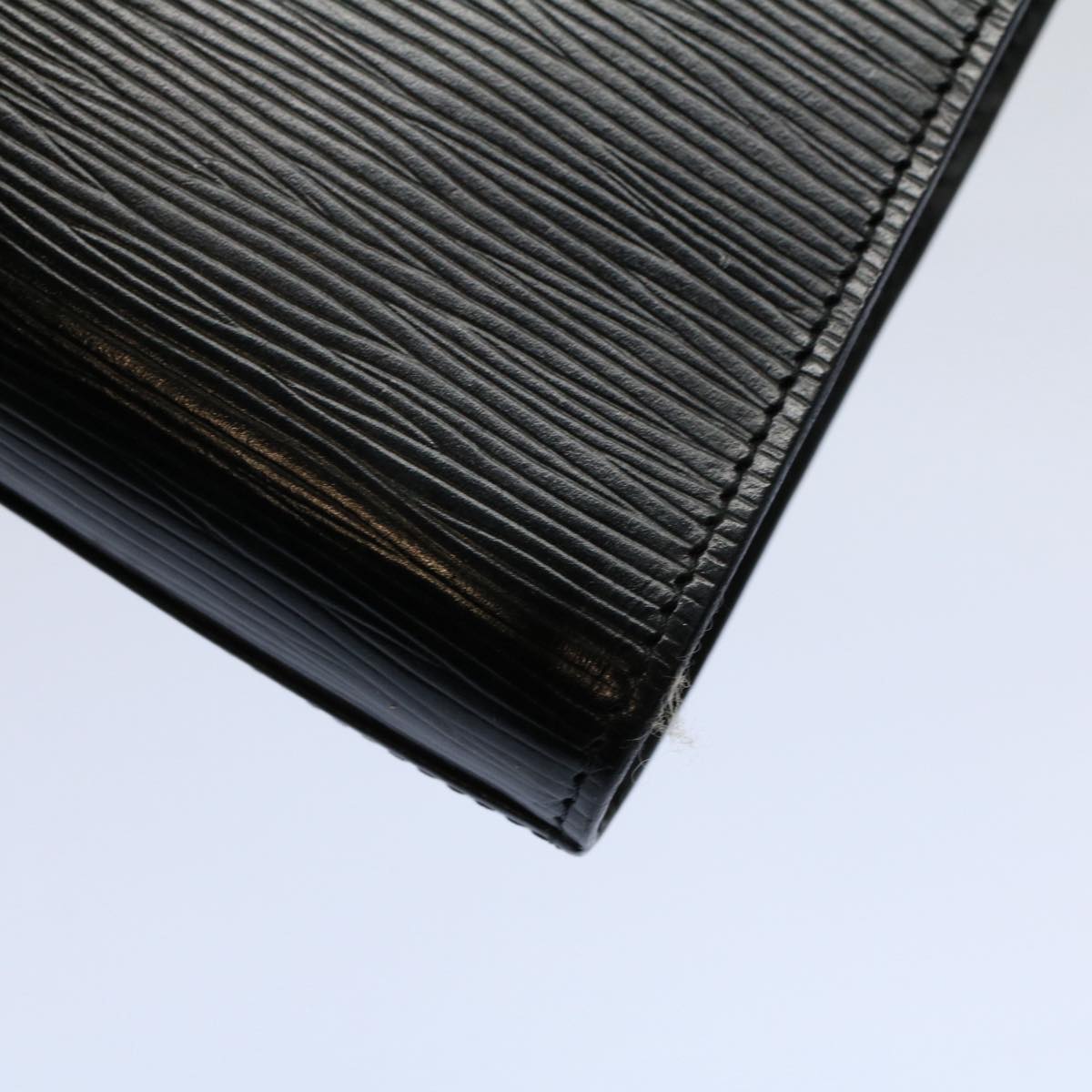 LOUIS VUITTON Epi Art Deco Clutch Bag Black M52632 LV 56187