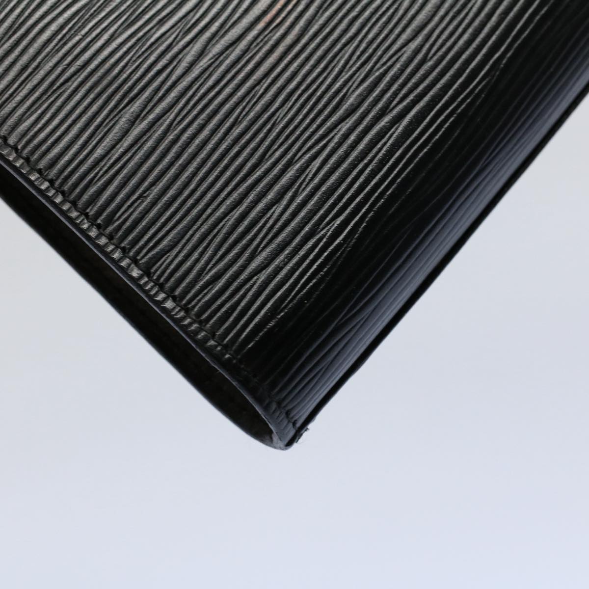 LOUIS VUITTON Epi Art Deco Clutch Bag Black M52632 LV 56187
