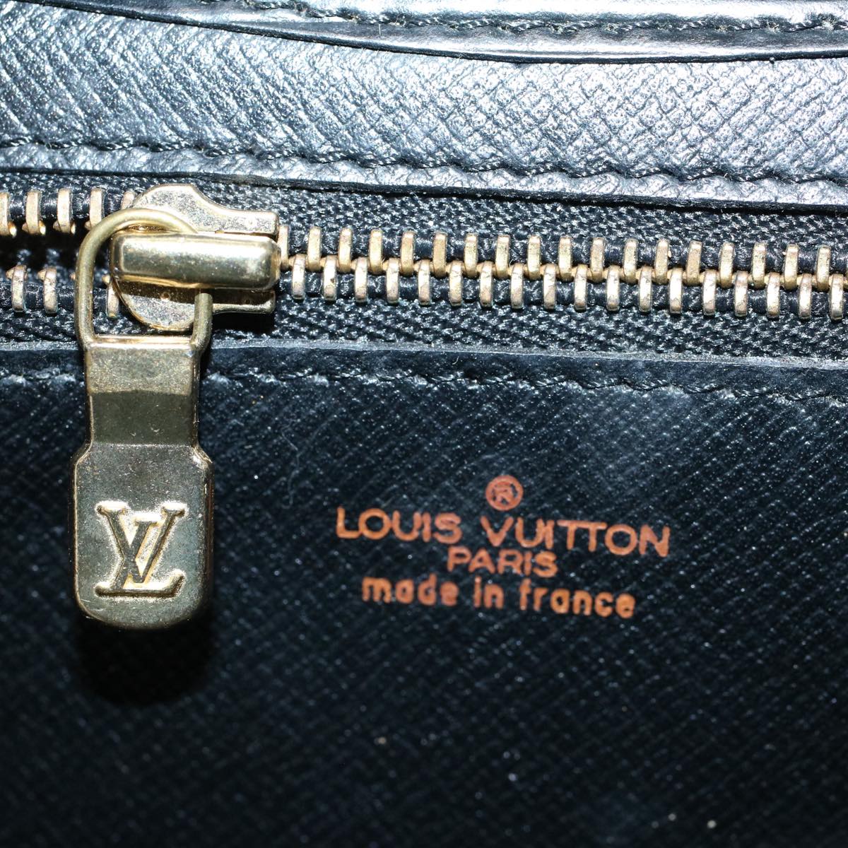 LOUIS VUITTON Epi Art Deco Clutch Bag Black M52632 LV 56187